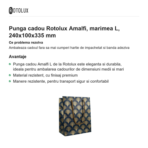 Punga cadou Rotolux Amalfi, marimea L, 240x100x335 mm [1]