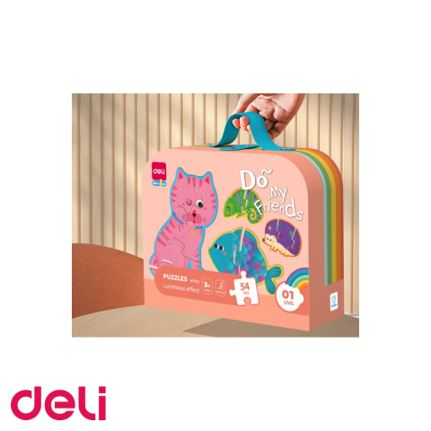 Puzzle Deli cu geanta cadou, 212 piese cu efect luminos, tema Valea Muzicala, pentru copii 4.5+ [3]