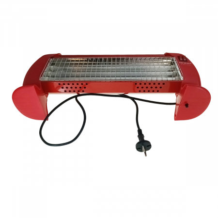 Radiator portabil cu 3 elemente quartz, reglaj putere 400/800/1200 W, NSBK-1200, rosu [1]