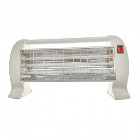 Incalzitoare aer - Radiator portabil cu 3 elemente quartz, reglaj putere 400 W / 800 W / 1200 W, alb