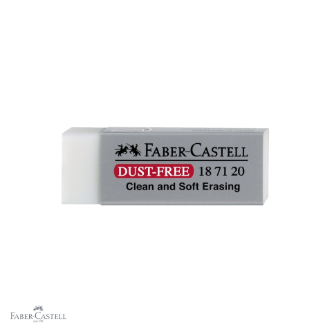 Corectoare si radiere - Radiera creion Faber-Castell Dust Free 20, stergere curata cu reziduuri minime, pentru grafit