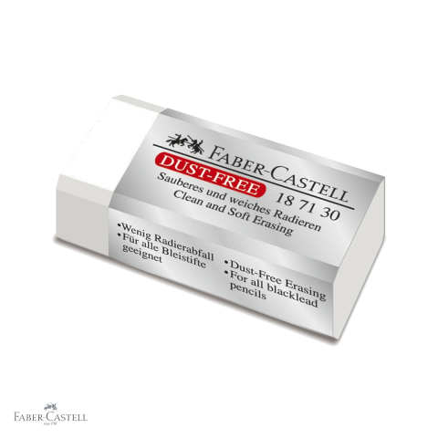 Corectoare si radiere - Radiera creion Faber-Castell Dust Free 30, fara reziduuri, pentru grafit