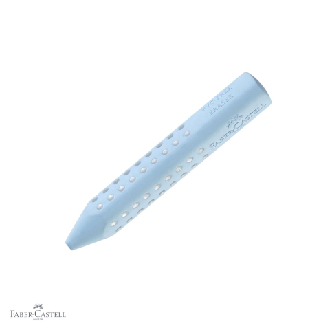 Corectoare si radiere - Radiera creion Faber-Castell Grip 2001 Blue Sky, forma ergonomica triunghiulara, fara PVC, pentru grafit