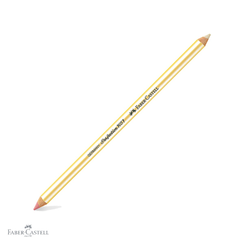 Corectoare si radiere - Radiera dubla Faber-Castell Perfection 7057, creion grafit si carbune / tus si cerneala, corecturi precise