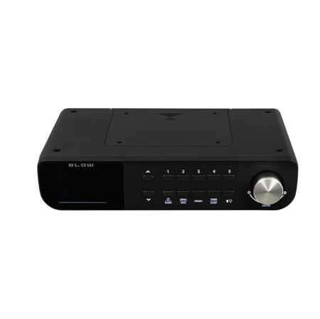 Radio portabil FM/DAB+, BLOW RK1 13416, Bluetooth, putere iesire audio 2 x 5W RMS, ceas cu functie alarma, dimensiuni 255 x 150 x 57 mm, negru [1]