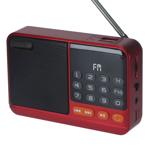 Radio Portabil Multifunctional Setty SFM-01M cu Bluetooth, FM, USB, MicroSD si Antena Retractabila, pentru Ascultare Acasa si in Calatorii [1]