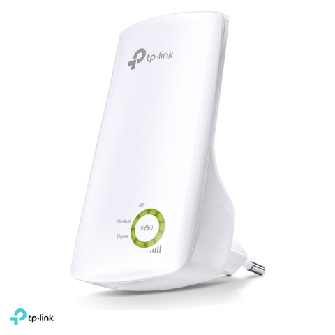 Access point - Range extender Wi-Fi 4 TP-Link TL-WA854RE, N300, 2.4 GHz, 2 antene interne, format compact direct in priza, fara port Ethernet, TL-WA854RE
