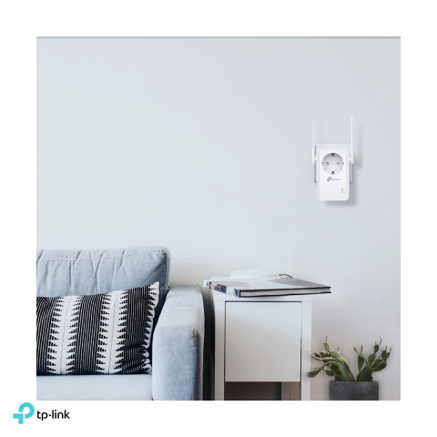 Range extender Wi-Fi 4 TP-Link TL-WA860RE, N300, 2.4 GHz, priza pass-through integrata, 2 antene externe, port Ethernet 10/100 Mbps, TL-WA860RE [5]