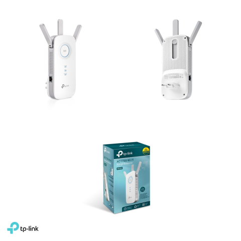 Range extender Wi-Fi 5 TP-Link RE450, AC1750, dual-band 2.4 GHz si 5 GHz, 3 antene externe, port Gigabit Ethernet, mod Access Point, EasyMesh, RE450 [3]