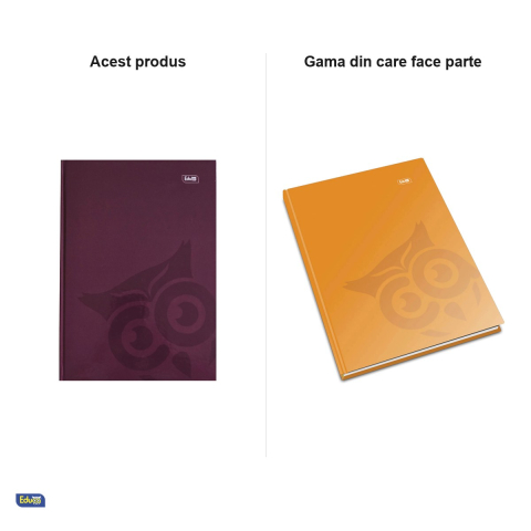 Registru Educa A4, 96 file, matematica, 60 g/mp, coperta monocrom, 210x297 mm [6]