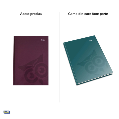Registru Educa A4, 96 file, matematica, 60 g/mp, coperta monocrom, 210x297 mm [5]