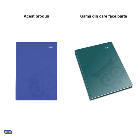 Registru Educa A5, 96 file, matematica, 60 g/mp, coperta monocrom, 148x210 mm [5]