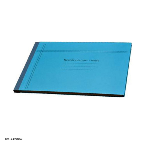 Organizare si arhivare - Registru intrari-iesiri A6 orizontal, 100 file, 54 g/mp, coperta carton