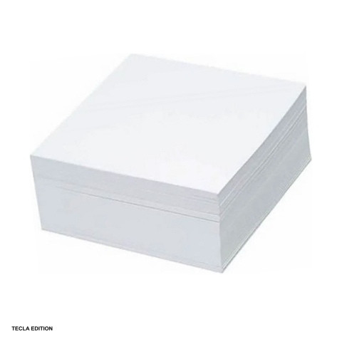 Birotica papetarie - Rezerva cub hartie, 9x9 cm, 500 file, alb