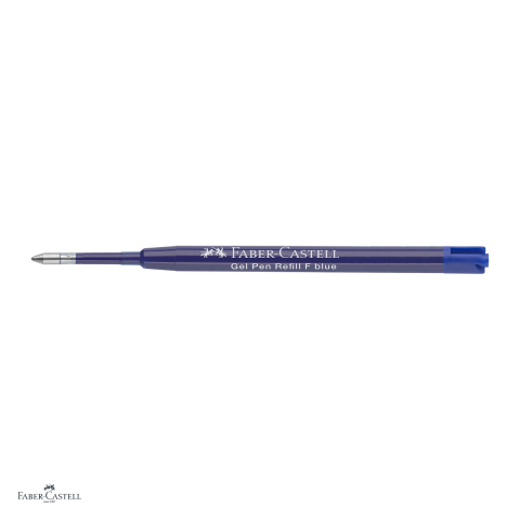 Rezerva Faber-Castell, varf F de 0,4 mm, gel, albastru [3]