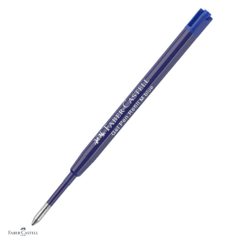 Rezerve pentru pixuri cu bila - Rezerva Faber-Castell, varf M de 0,6 mm, gel, albastru