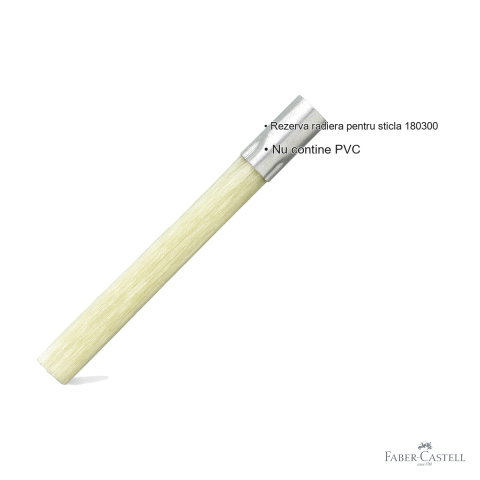 Rezerva radiera sticla Faber-Castell pentru stilou 180300, fara PVC, inlocuire rapida [2]