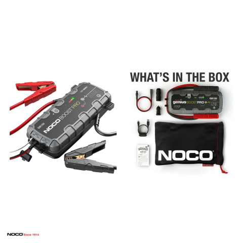 Robot de pornire auto NOCO Boost GB150, 12 V, 3000 A curent de pornire, litiu-ion, motoare pe benzina pana la 9,0 L si diesel pana la 7,0 L, lanterna LED 500 lm, port USB, IP65 [3]