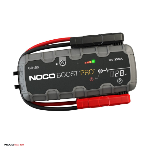 Robot de pornire auto NOCO Boost GB150, 12 V, 3000 A curent de pornire, litiu-ion, motoare pe benzina pana la 9,0 L si diesel pana la 7,0 L, lanterna LED 500 lm, port USB, IP65 [0]