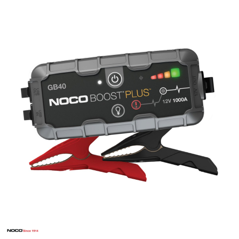 Robot de pornire auto NOCO Boost GB40, 12 V, 1000 A curent de pornire, litiu-ion, motoare pe benzina pana la 6,0 L si diesel pana la 3,0 L, lanterna LED 100 lm, port USB, IP65 [0]