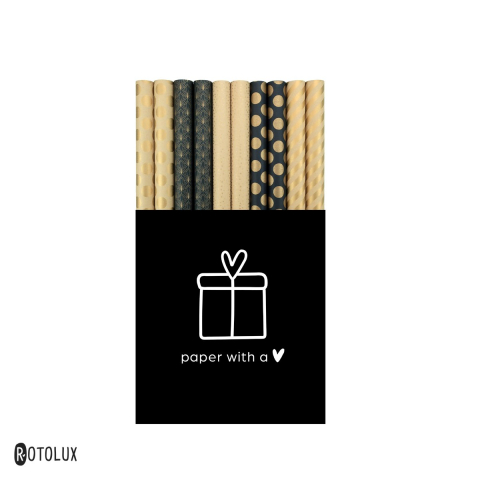 Rola 2 m hartie de ambalaj Rotolux Berlin, latime 70 cm, reciclata, 65-70 g/mp, modele asortate [3]