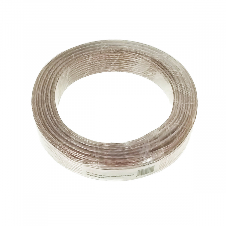 Rola 25m cablu pentru boxe, 2 x 0.75mm2, Speaker Cable, din CCA, transparent [1]