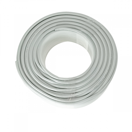 Cabluri alimentare curent - Rola cablu electric MYYM, 2 x 1 mmp, din cupru, 100m, CEMYYM-2-1MM-WH, 2C, 300/500V, alb