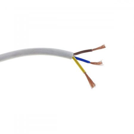Rola cablu electric MYYM, 3 x 1.5 mmp, din cupru, 100m, CEMYYM-3-1.5MM-WH, 3C, 300/500V, alb [3]