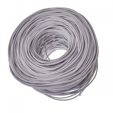 Rola Cablu FTP - Rola cablu FTP, Alien 00125, cat5e, lungime 305 metri, CCA, AWG 24, de legatura retea, ethernet, gri