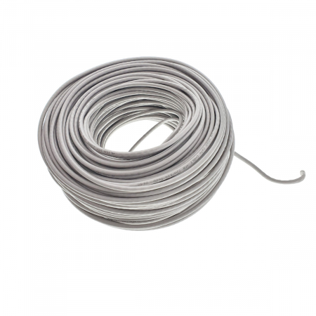 Rola Cablu UTP - Rola cablu UTP, Alien 00129, cat6e, lungime 100 metri, CCA, AWG 23, de legatura retea, ethernet, gri