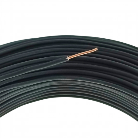 Rola conductor electric, 1.5 mmp, din cupru, 100 m, FE-40906-BK, negru [2]