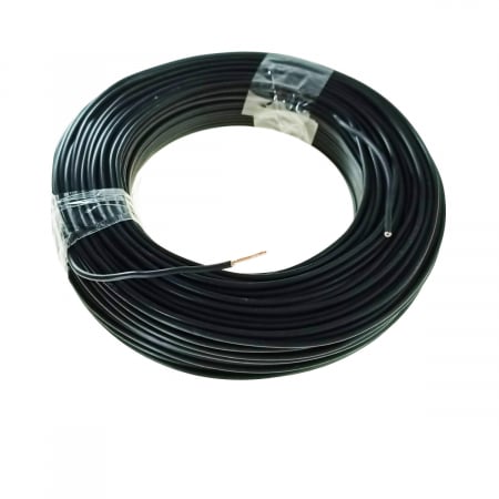 Cabluri alimentare curent - Rola conductor electric, 2.5 mmp, din cupru, 100 m, FE-40912-BK, negru