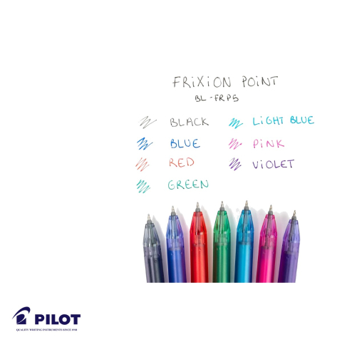 Roller 0.5mm negru Pilot FriXion Point, cerneala termosensibila, pentru scris si sters [4]