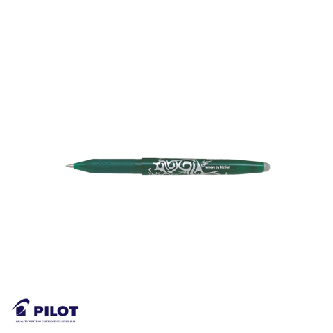 Birotica papetarie - Roller 0.7mm verde Pilot FriXion Ball, cerneala termosensibila, se poate sterge si rescrie
