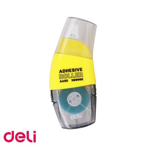 Articole lipire - Roller adeziv permanent Deli, 6mm x 8m, aplicare rapida si precisa, pentru birou si acasa