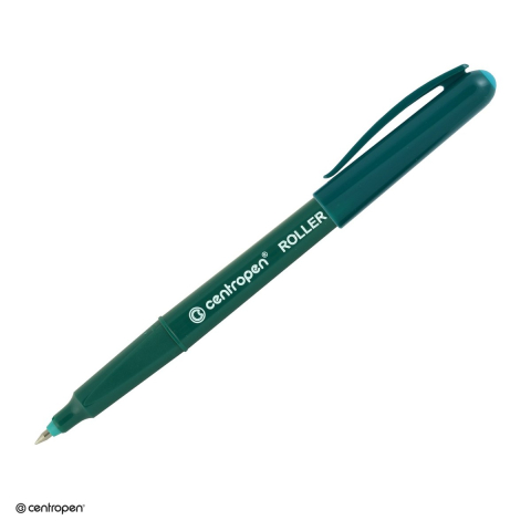 Rollere - Roller Centropen 4615 F cu capac, varf 0.3 mm, verde