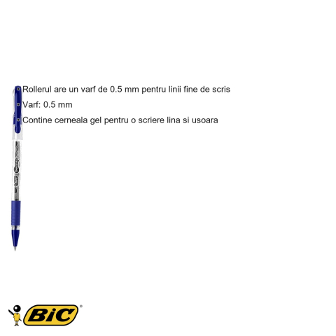 ROLLER GEL GELOCITY STIC ALBASTRU BIC [2]