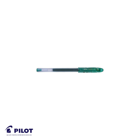 Birotica papetarie - Roller cu gel verde Pilot Super Gel 0.7 mm, scriere fluida, pentru birou si scoala