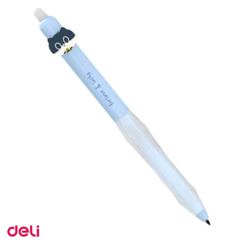 Rollere - Roller Deli, erasable 0.5 mm albastru 0.5 mm pisici
