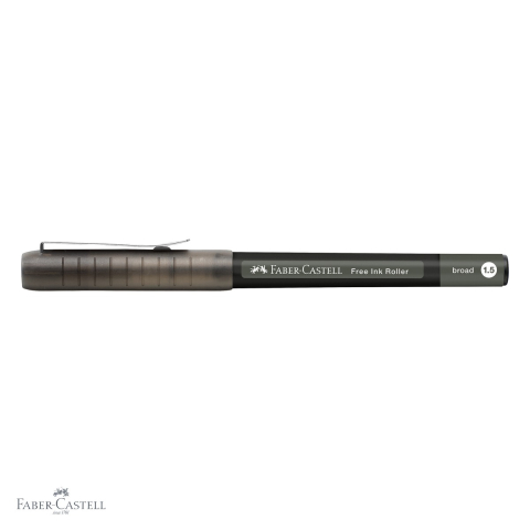 Roller Faber-Castell Free Ink negru, varf conic 1.5mm, scriere fluida tip B, pentru birou si uz profesional [3]