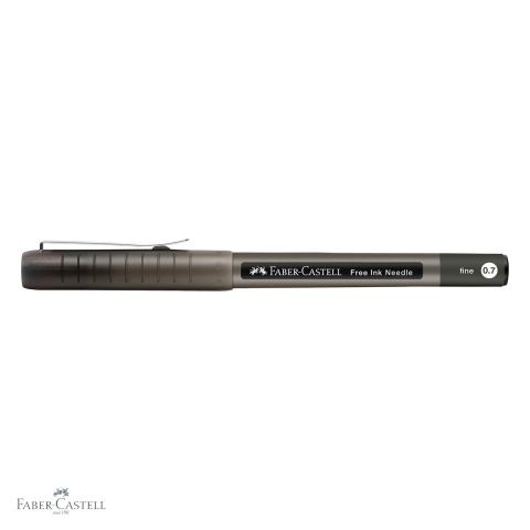 Roller Faber-Castell Free Ink, varf ac 0.7mm, cerneala neagra, scriere fina si confortabila [3]
