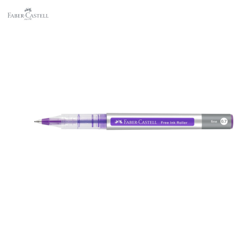 Roller Faber-Castell Free Ink violet, varf conic 0.7mm, scriere fina si confortabila [4]