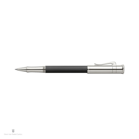Roller Graf von Faber Castell Classic, lemn de abanos, cu varf de precizie M si cerneala neagra [3]