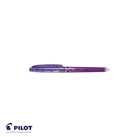 Birotica papetarie - Roller Pilot FriXion Ball 0.5mm mov, cerneala termosensibila, scrie si sterge fara a deteriora hartia