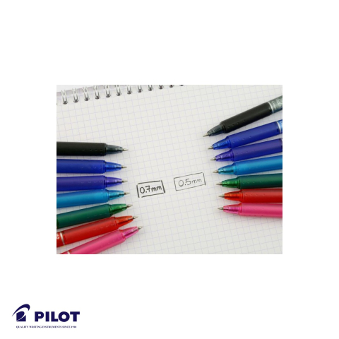 Roller retractabil Pilot FriXion Ball Clicker 0.5mm, cerneala termosensibila bleumarin, pentru scris si sters [3]
