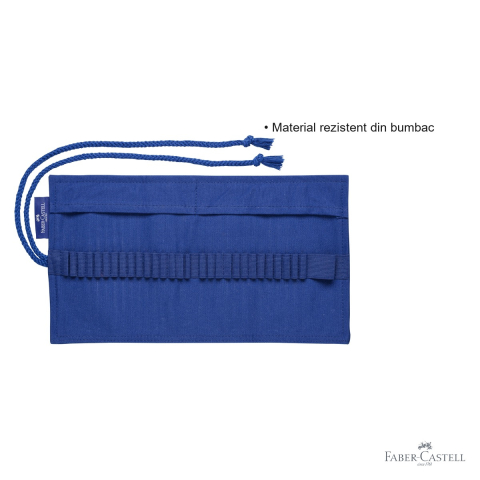 Rollup neechipat Faber-Castell Goldfaber pentru creioane, capacitate 28 piese, material bumbac [2]