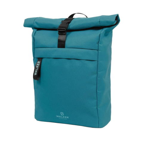 Bagaje si Accesorii - Rucsac Classic Roll Top Emerald, Walker by Schneiders, 29 x 40 x 15 cm, 20-23 L, turcoaz