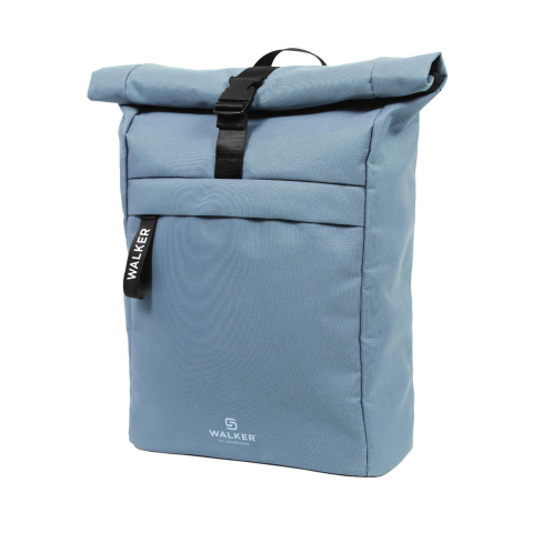 Bagaje si Accesorii - Rucsac Classic Roll Top Ice Blue, Walker by Schneiders, 29 x 40 x 15 cm, 20-23 L, albastru