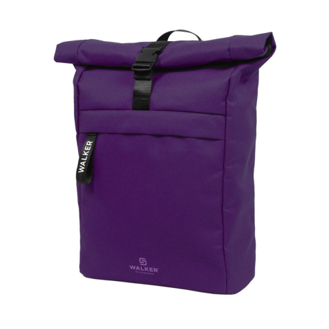 Bagaje si Accesorii - Rucsac Classic Roll Top Purple Velvet, Walker by Schneiders, 29 x 40 x 15 cm, 20-23 L, violet