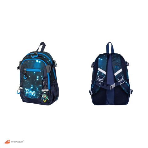 Rucsac pentru clasa pregatitoare Schneiders Deep Cosmos, 25x35x12 cm, 11 l, albastru [3]